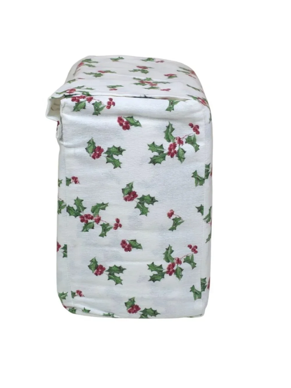 Lenox 6-Piece Queen Flannel Sheet Set With Holly Print 100% Cotton Cozy
